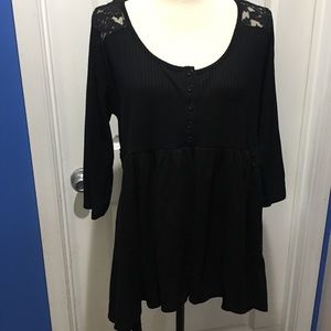 Black Torrid babydoll top